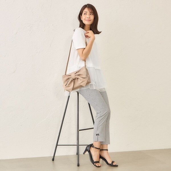 【L】チュールネットコンビ チュニック