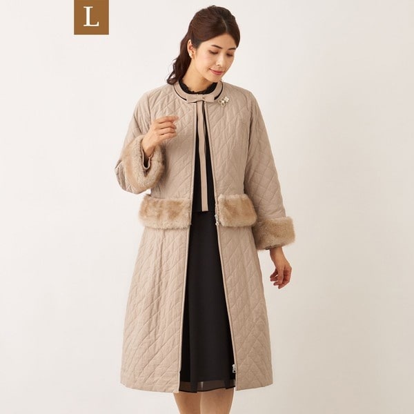 フェイクファー ステンカラーブルゾン | トゥービーシック(TO BE CHIC