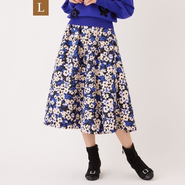 トゥービーシックリボン付きスカート50サイズ セール】 【L】リボン刺しゅう チュールスカート （ロング