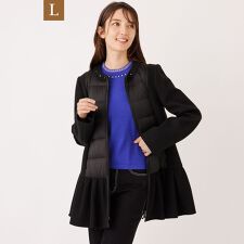 【L】タフタコンビテックメルトン コート