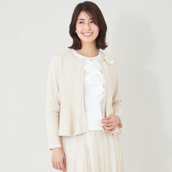 トゥービーシック(TO BE CHIC) レディース ノーカラージャケット の