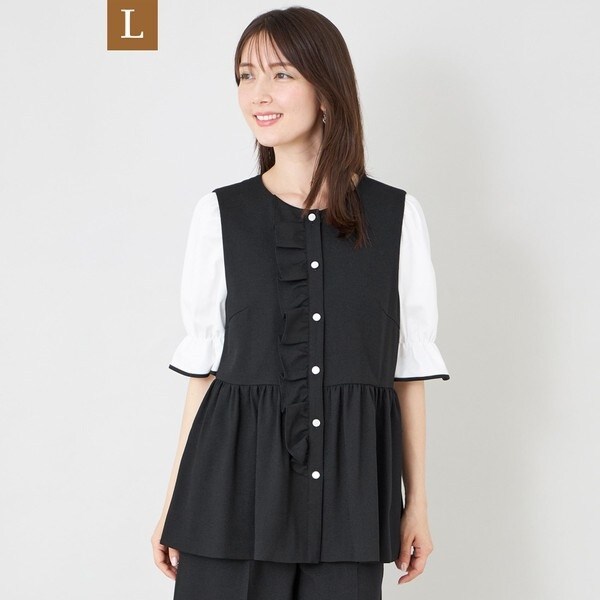 トゥービーシック(TO BE CHIC) レディース ベスト・ジレ (黒色