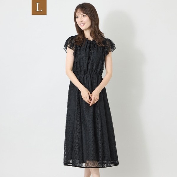 L】小花レース フレアワンピース | トゥービーシック(TO BE CHIC