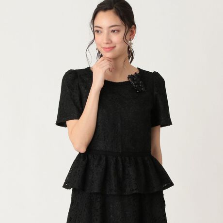 ｌ ボタニカルレースブラウス トゥービーシック To Be Chic W7m ファッション通販 マルイウェブチャネル