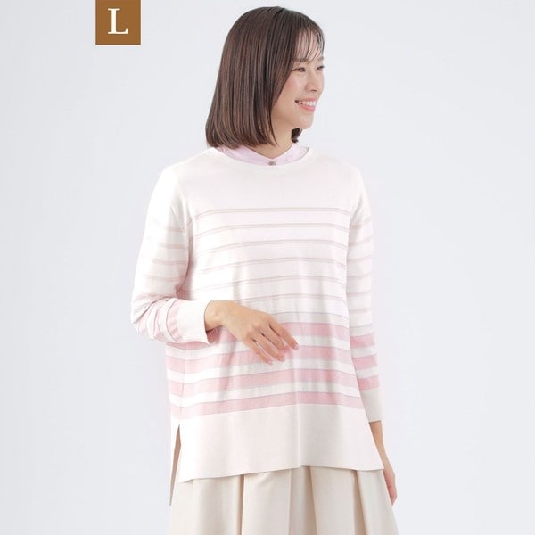 TO BE CHIC チュニック レーヨンナイロンニットコンビ