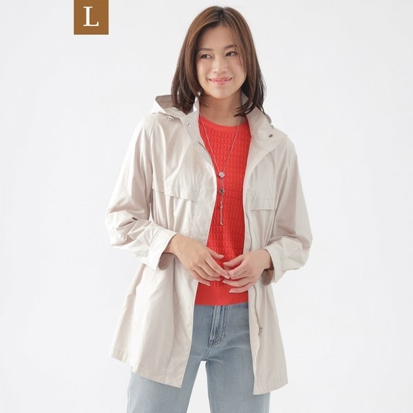 エレガント／ミディアウター】ミックスヘリンボンコート | アン