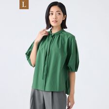 【L】【ウォッシャブル・接触冷感・UV・防シワ】ファンクションタイプライター