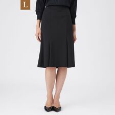 【L】【美シリーズ・セットアップ対応・ウォッシャブル】プレミアムジャージスカート