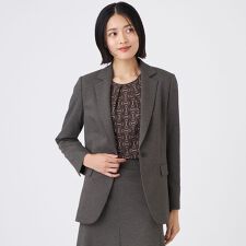 【L】【美シリーズ・セットアップ対応・ウォッシャブル】プレミアムジャージジャケット