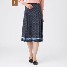 【L】【吸水速乾・UV・接触冷感・ウォッシャブル】ビットエアファインスカート