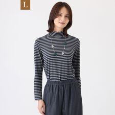 【L】【ウォッシャブル・吸湿発熱】サクラウォームベア天カットソー