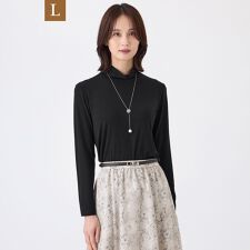 【L】【ウォッシャブル・吸湿発熱】サクラウォームベア天カットソー