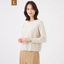 【L】【ウォッシャブル】SPANGLE KNITプルオーバー