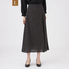 【L】【ウォッシャブル】ノルディスドットスカート