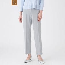 【L】【美シリーズ・ウォッシャブル】トリアセスビンダイアゴナルパンツ