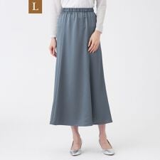 【L】【ウォッシャブル】ヴィンテージサテンスカート