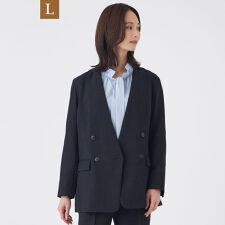 【L】【吸水速乾・ウォッシャブル】Reflaxキャンバスジャケット