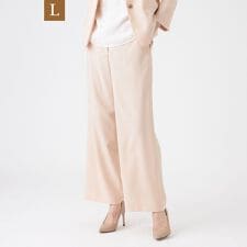 【L】【美シリーズ・セットアップ対応・ウォッシャブル】オックスストレッチパンツ