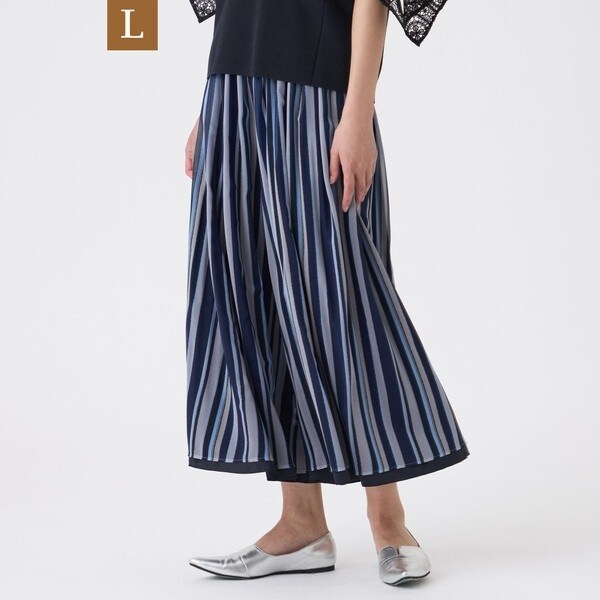 トランスワーク 【L】【ウォッシャブル・リバーシブル仕様】パウダリーツイルパンツ
