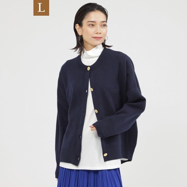 ニット セーター 「L」「ウォッシャブル」ライオンプリントニットプルオーバー レディース L】【ウォッシャブル】ライオンプリントニットプルオーバー