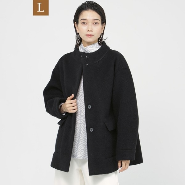 極美品 ブラックレーベルクレストブリッジ チェック キルティング ダブルPコート ナチュラルタフタキルティングコート（55A07442＿＿