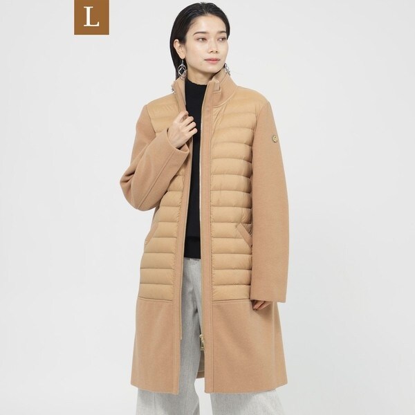 【新品】EVEX by KRIZIA ☆ ソフトデニムシャツジャケット L】【カタログ掲載品】【ウォッシャブル】ソフトデニムシャツ