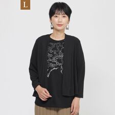 【L】【日傘級の遮熱機能！】【遮熱】【UV対策】【ウォシャブル】サンシェードカーディガン