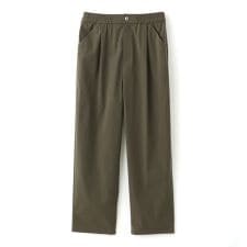 【L】【マシンウォッシャブル】マイクロタスランバレルパンツ