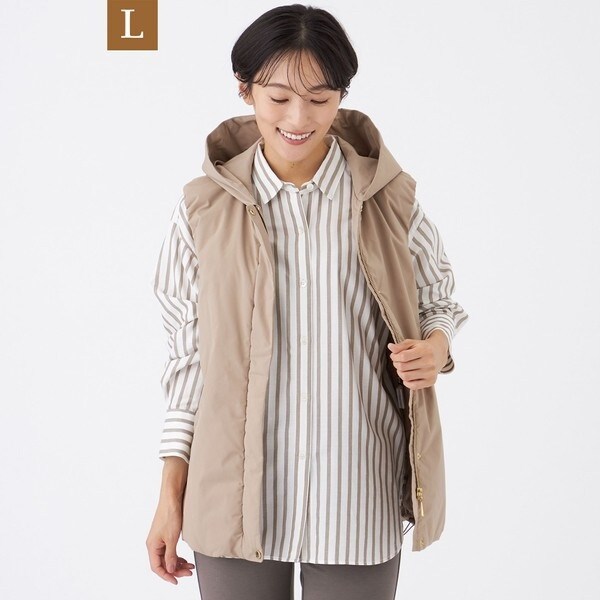 L】モノトーンコットンツイード ジレ | トゥービーシック(TO BE CHIC