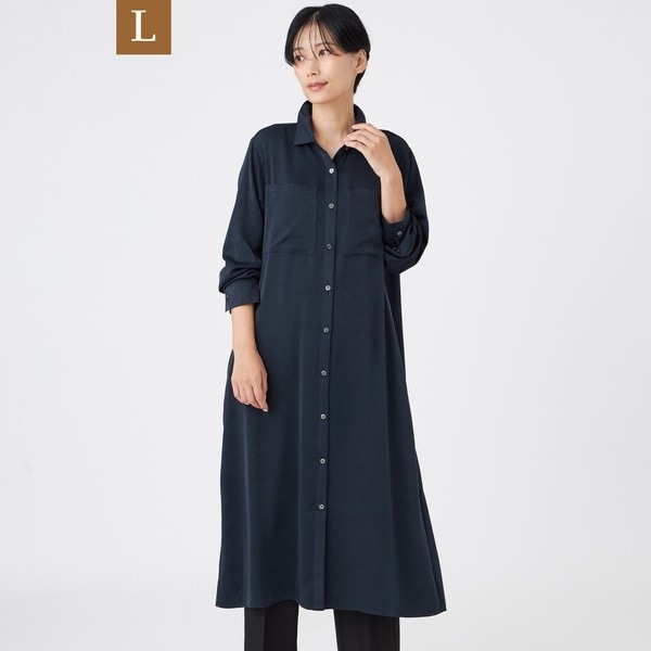 BLUE LABEL CRESTBRIDGE ハイゲージポンチドレス　サイズ40 一部店舗限定】ハイゲージポンチドレス（ドレス）｜BLUE LABEL