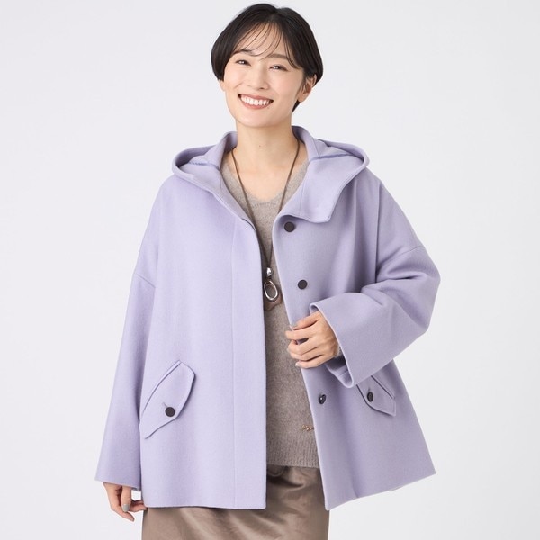 ウールビーバー スタンドアウェーカラーコート | トゥービーシック(TO