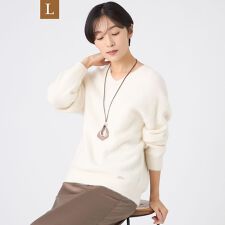 【L】【SANYO Style EDITION掲載】フォックスウールファーニットプルオーバー