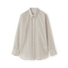 エヴェックス バイ クリツィア(EVEX by KRIZIA)の【L】【マシンウォッシャブル】コットンライクストライプシャツ