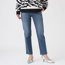 【L】【ウォッシャブル】ストレッチデニムパンツ