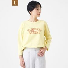 【L】【カタログ掲載・ウォッシャブル】アニマルエンブロイダリーカットソー