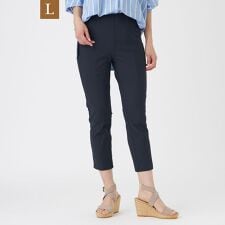 【L】【ベストセラー・新色】【接触冷感・UVカット・ウォッシャブル】メリルハイテンションクロップドパ