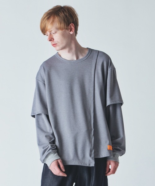 2023限定SALE スウェット rehacer Fake layered Sweatshirt Made in Japan  フェイクレイヤード スウェットシャツ ZOZOTOWN PayPayモール店 通販 PayPayモール