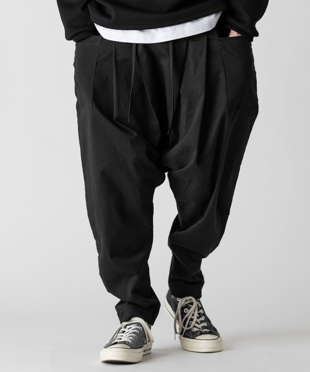 【希少モデル】rehacer レアセル ベルト付きサルエルパンツ M 入手困難 希少モデル】rehacer レアセル ベルト付きサルエルパンツ M 入手