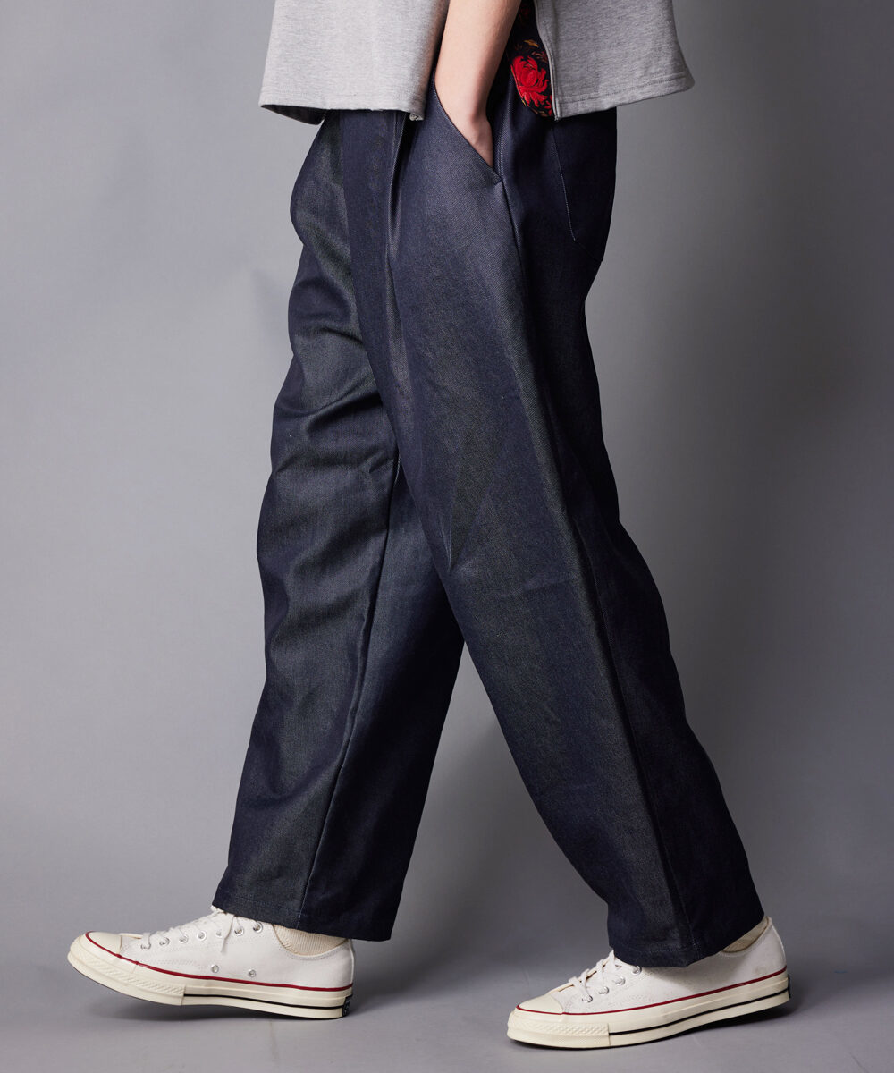 rehacer : Double Tuck Easy Denim Pants /ダブルタック イージ