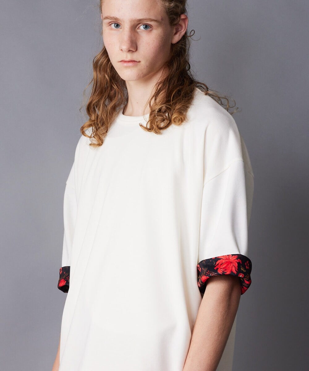 [�}���C]rehacer : Botanical Sleeve CS / �{�^�j�J�� �X���[�u �J�b�g�\�[/���A�Z���irehacer�j White