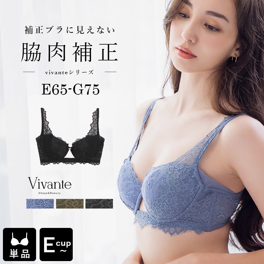 EFGカップ】vivante ブロドゥリーレースブラ【ブラ単品】 /補正ブラに