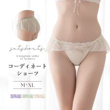 ツーハッチ(tu-hacci)のマニョリアチュールフレアショーツ