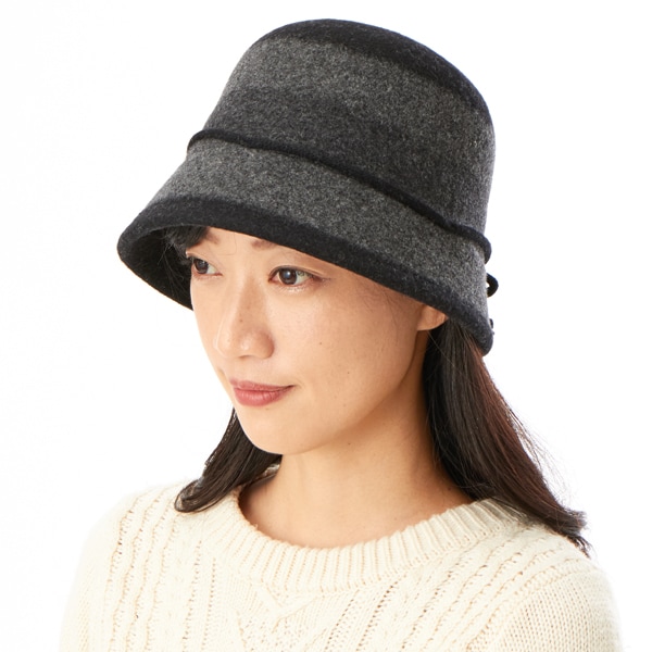 ジャックポット（Jackpot）/【レディース】フェルトボーダー(3色展開/Mサイズ/韓国製/ウール/秋冬) レディース】フェルトボーダー(3色展開/Mサイズ/韓国製/ウール/秋冬