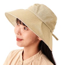 【レディース】ツバ広ブーニーハット(3色展開/2サイズ展開/洗濯機/春夏)