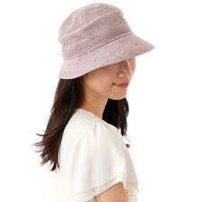 【レディース】麻キャスケット(3色展開/サイズ調節/近江産生地/清涼感/春夏)