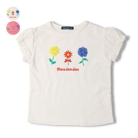 お花モチーフ半袖tシャツ ムージョンジョン Moujonjon M344 ファッション通販 マルイウェブチャネル お花モチーフ半袖tシャツ ムージョンジョン Moujonjon M344 ファッション通販 マルイウェブチャネル