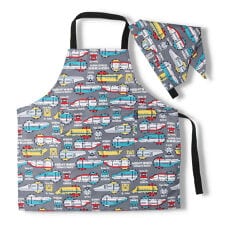 JR新幹線電車柄エプロン