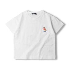 くま刺繍サーフ半袖Tシャツ
