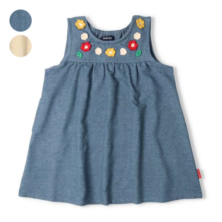 お花モチーフ付きジャンパースカート・ジャンスカ | ムージョンジョン