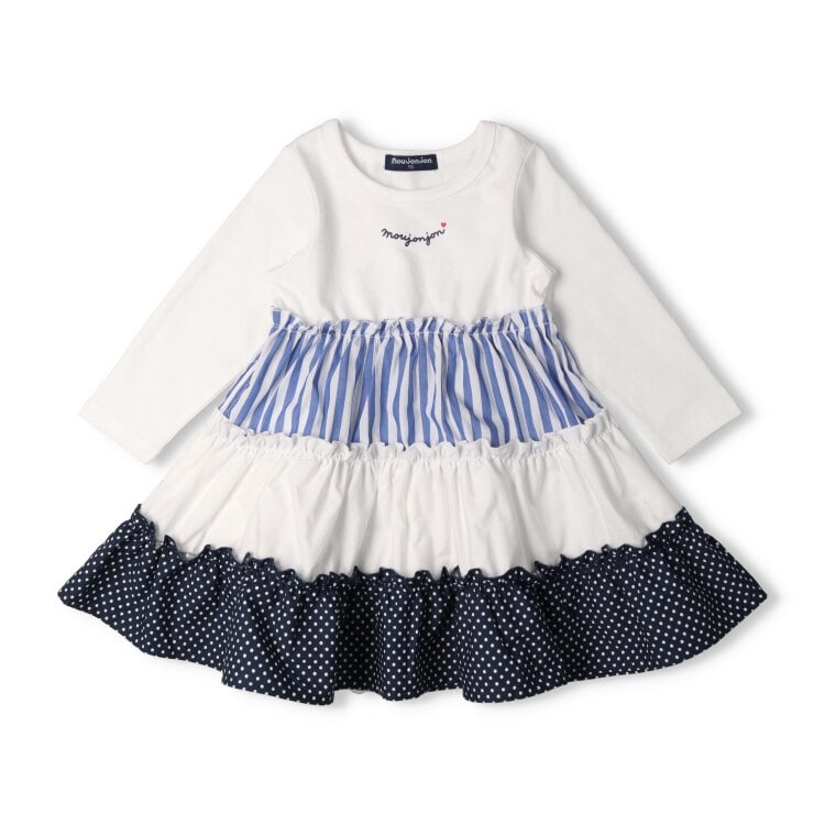 mezzo piano × LOVOT イチゴ柄ヘアバンド付きワンピース | LOVOT